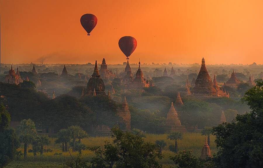 Templos de Bagan, Myanmar (Burma) | Foto: Charungroj Bunphabuth