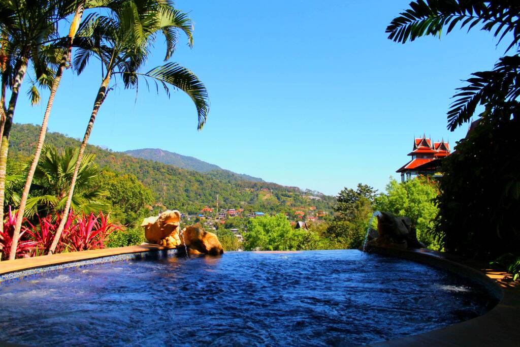 Piscina do Panviman Chiang Mai Spa Resort Piscina do Panviman Chiang Mai Spa Resort
