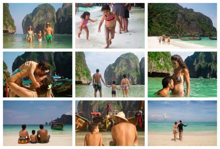 Fotos de férias em família nas Ilhas Phi Phi - fotógrafo brasileiro na Tailândia