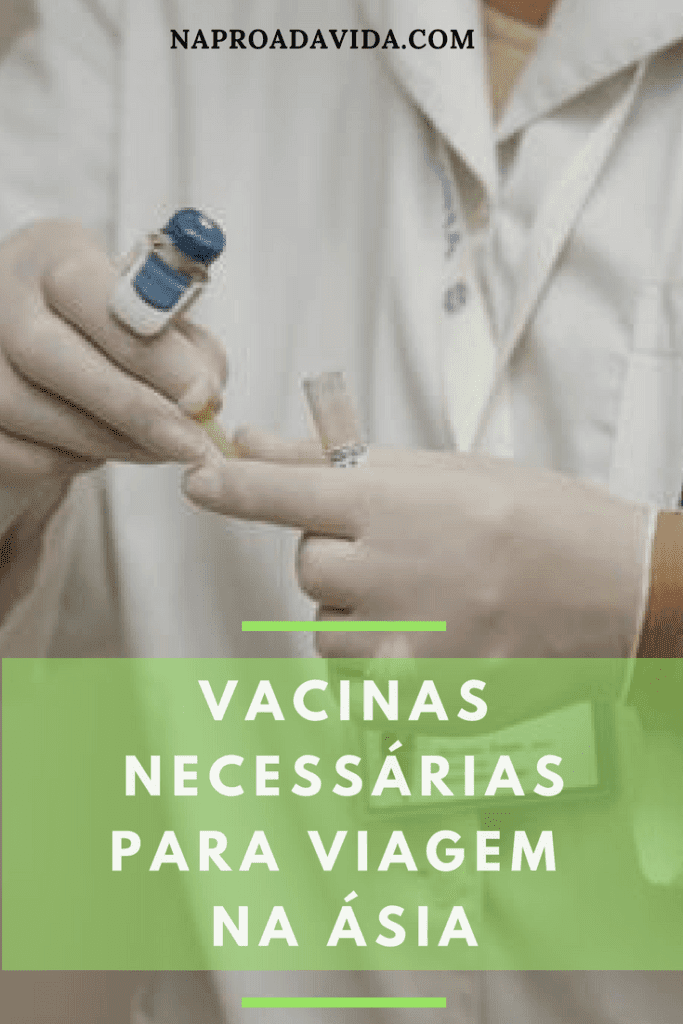 Vacinas necessárias para viajar