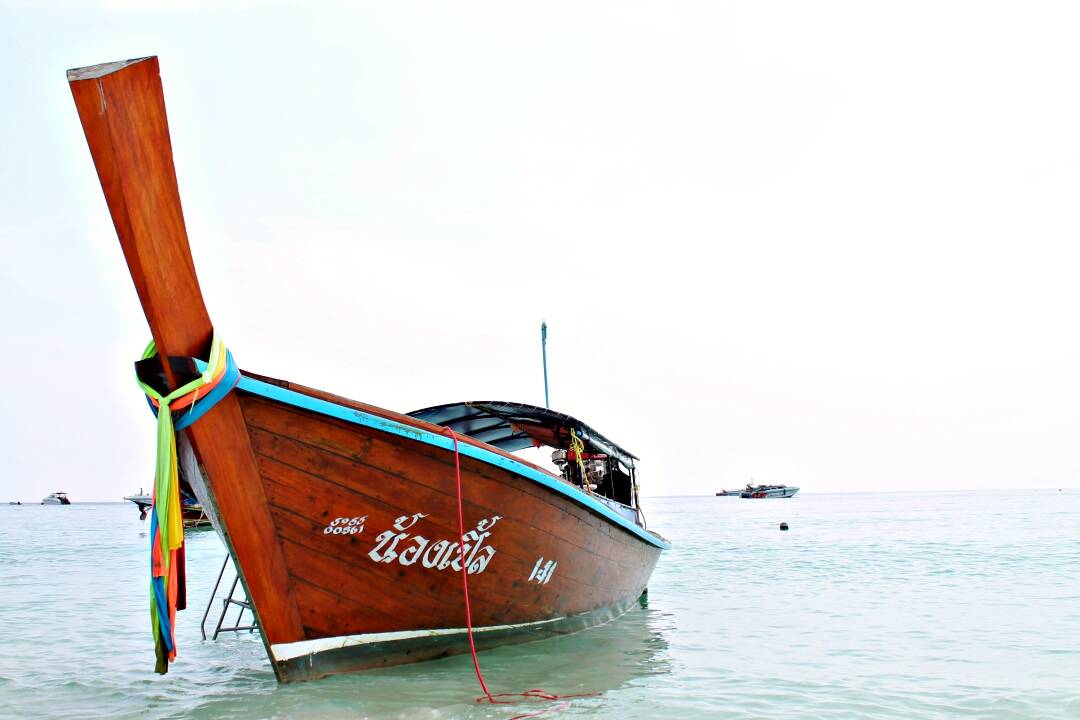 O famoso longtail em Pattaya Beach, Koh Lipe. | Foto: Bruno/@naproadavida - onde ficar koh lipe