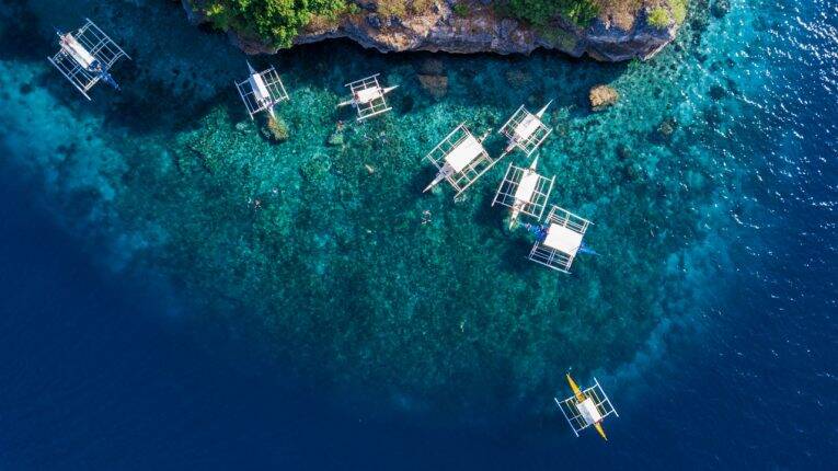 Ilha das Filipinas no Sudeste Asiático. 