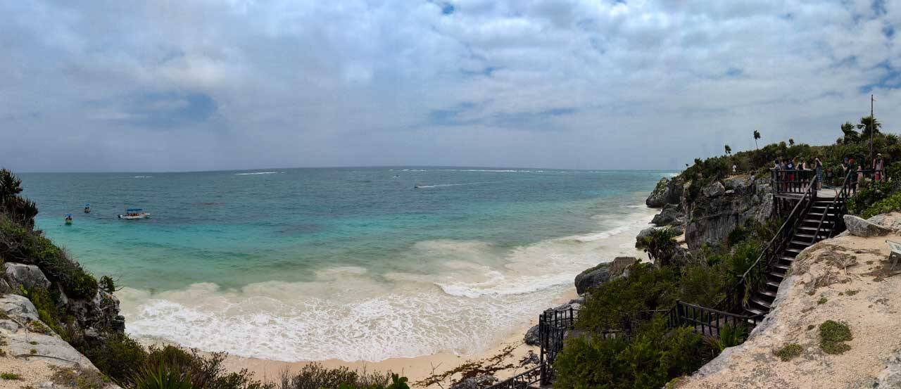 Praia paradisíaca em Cancun no México visitada com o Pacote Hurb Cancun