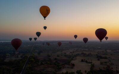 Balão em Bagan no Myanmar: como é a experiência? Vale a pena?