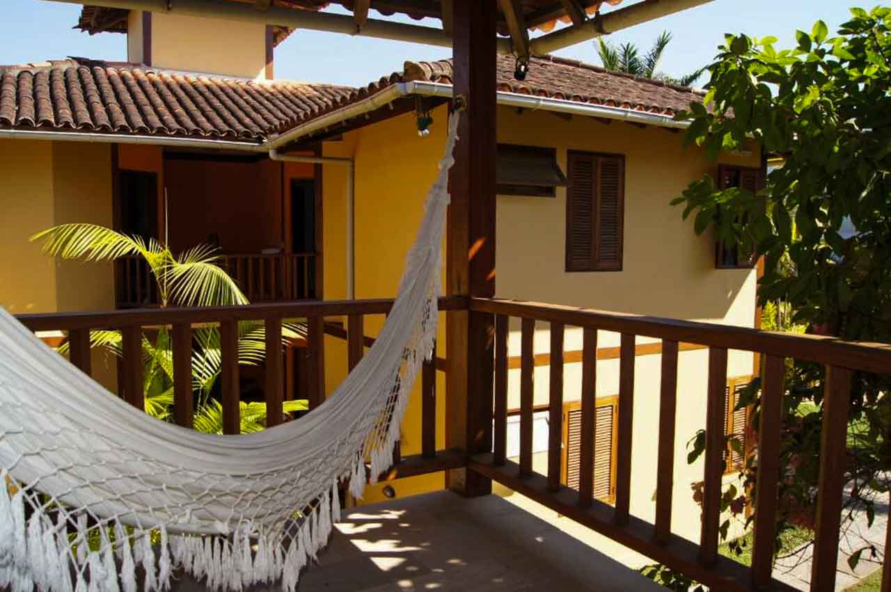 Sacada da Pousada Paisagem: uma dica de hospedagem em Paraty no Brasil